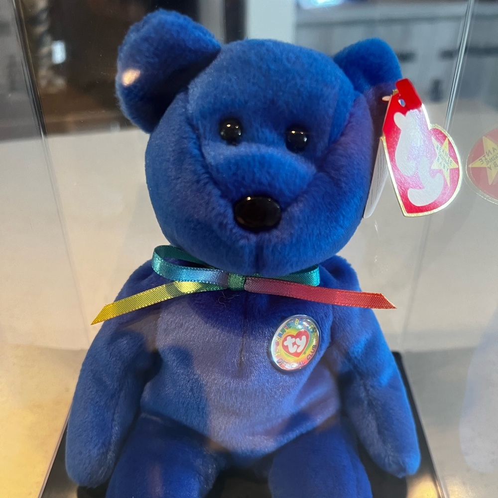 RARE!! Clubby Beanie Baby 1998 Version Mint Condition, in Collector’s Box! - Picture 4 of 10
